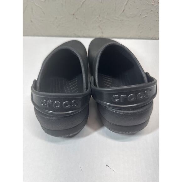 Crocs Specialist II Work Clog Shoe Slip-on Black Mens 6 Womens 8 - Picture 3 of 4